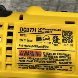 AS-IS DEWALT 20V MAX Cordless 1/2 in. Drill/Driver Kit