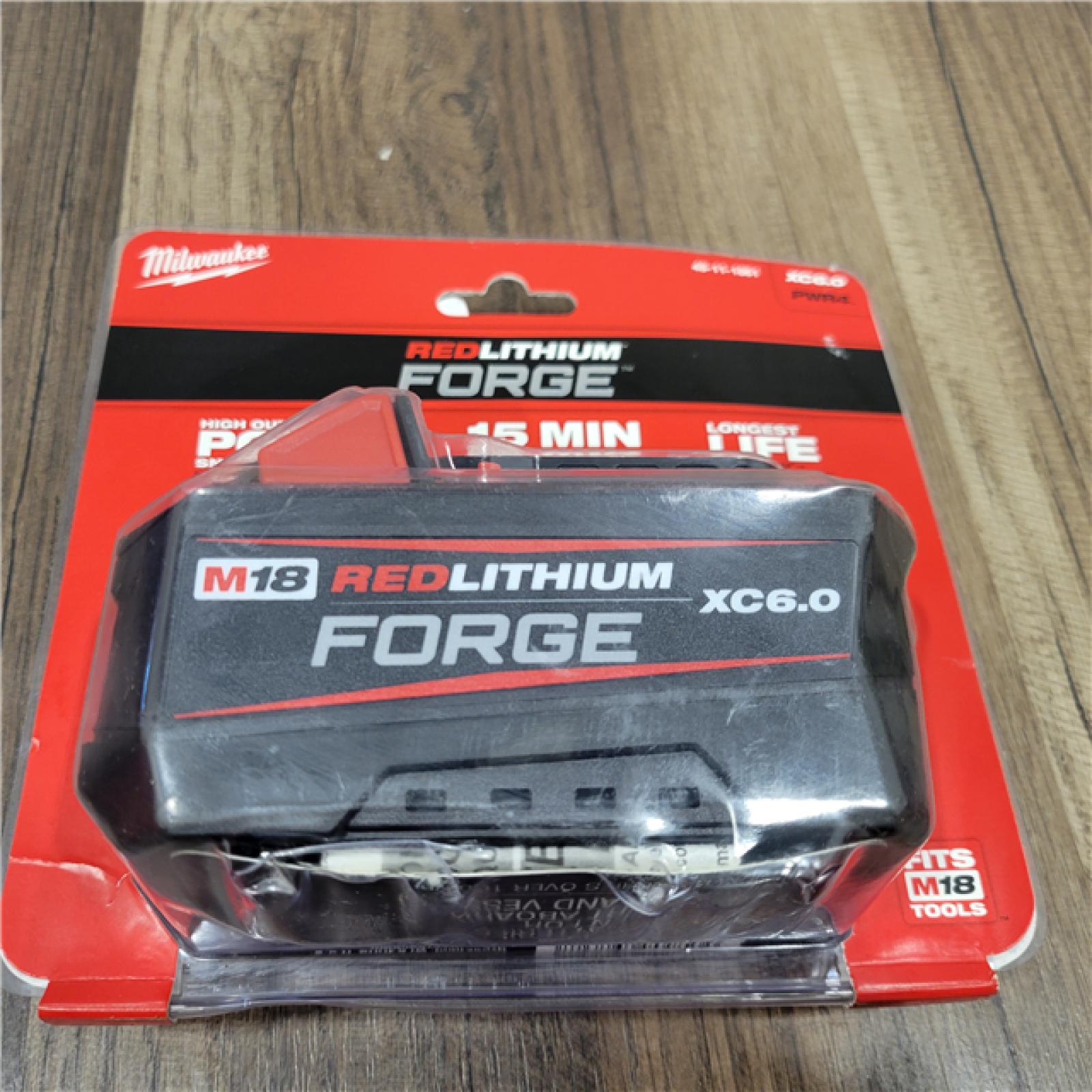 NEW! Milwaukee 48-11-1861 18V M18 REDLITHIUM FORGE HIGH OUTPUT XC6.0 Battery