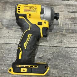 AS-IS DEWALT Atomic 20V Max Lithium-Ion Brushless Cordless Compact 1/4 in. Impact Driver Kit