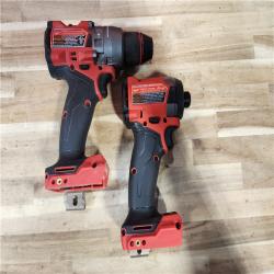 HOUSTON LOCATION - AS-IS Milwaukee  FUEL 18V Lithium-Ion Brushless Cordless Hammer Drill and Impact Driver Combo Kit