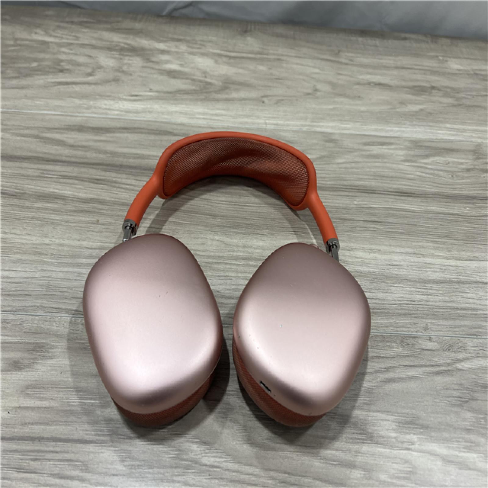 AS-IS Apple Airpods Max Pink Red Bluetooth Noise Cancelling Over-ear