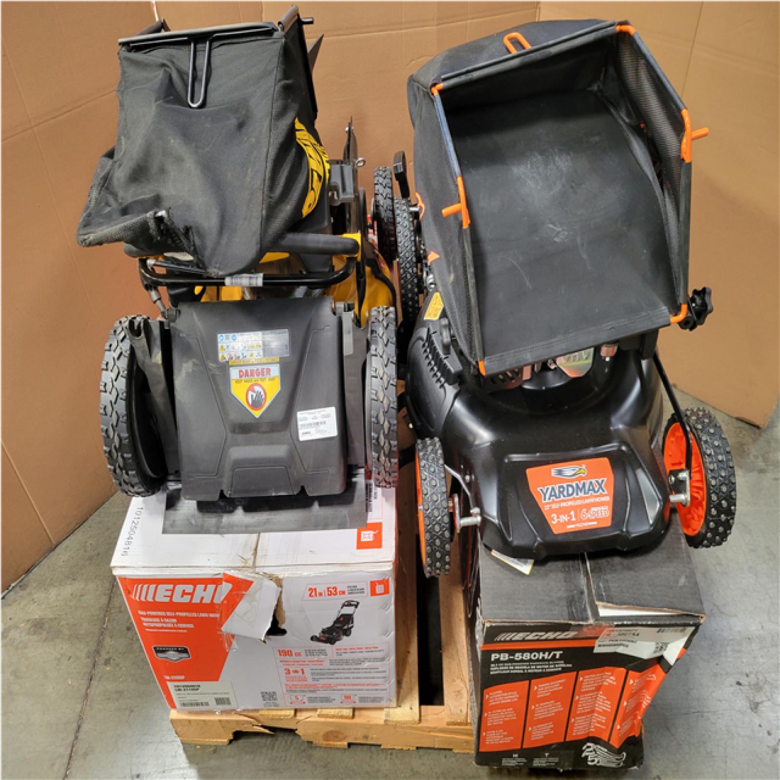 CALIFORNIA AS-IS OUTDOOR POWER EQUIPMENT