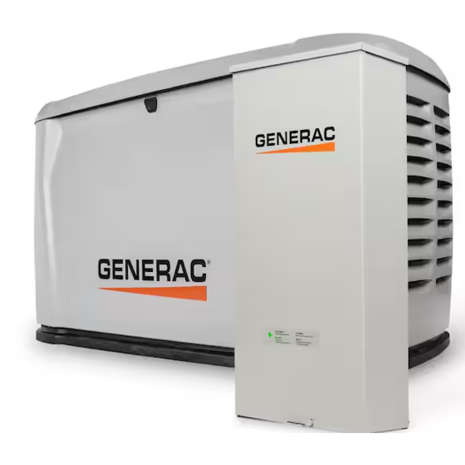 DALLAS LOCATION- AS-IS GENERAC 26kW Air-Cooled Auto Start Natural Gas or Propane Whole House Generator and 200 Amp Transfer Switch