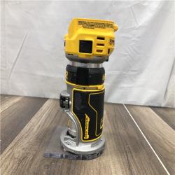 AS-IS DEWALT 20V MAX XR Cordless Brushless Fixed Base Compact Router (Tool Only)