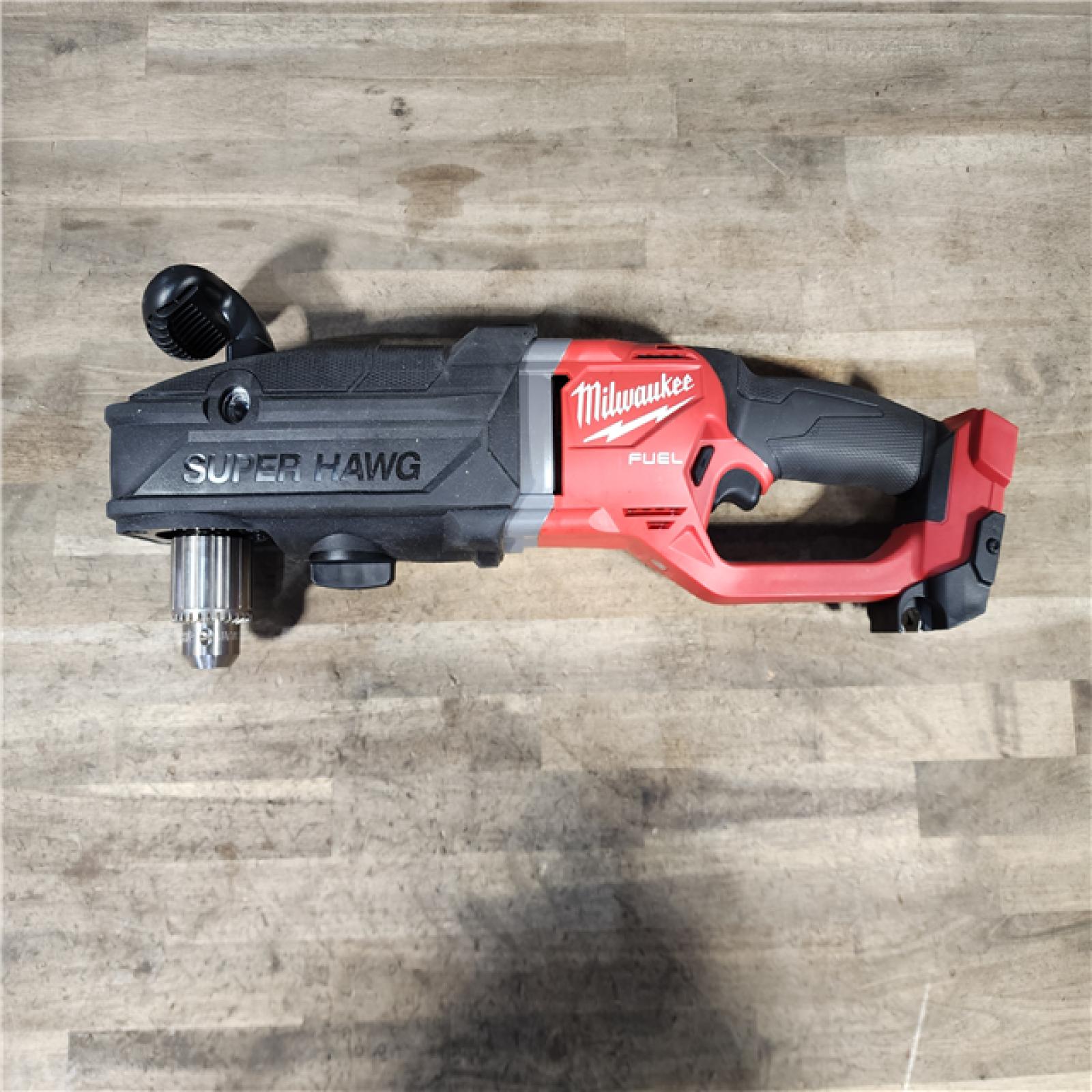 HOUSTON LOCATION - AS-IS Milwaukee M18 18V Fuel 1/2 Right Angle Drill Super Hawg Cordless Lithium-Ion 2809-20 (TOOL ONLY)