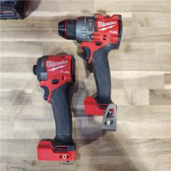 HOUSTON LOCATION - AS-IS MILWAUKEE M18 FUEL 18V Lithium-Ion Brushless Cordless Hammer Drill and Impact Driver Combo Kit (2-Tool) with 2 Batteries