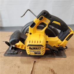 AS IS Dewalt FLEXVOLT 60-Volt MAX 7-1/4 in. Cordless Brushless Circular Saw (Tool-Only)