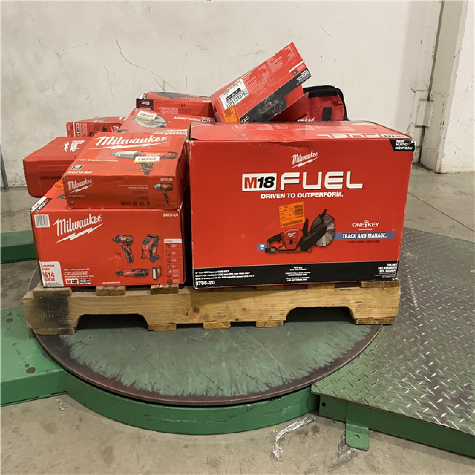 Dallas Location - As-Is MILWAUKEE Tool Pallet