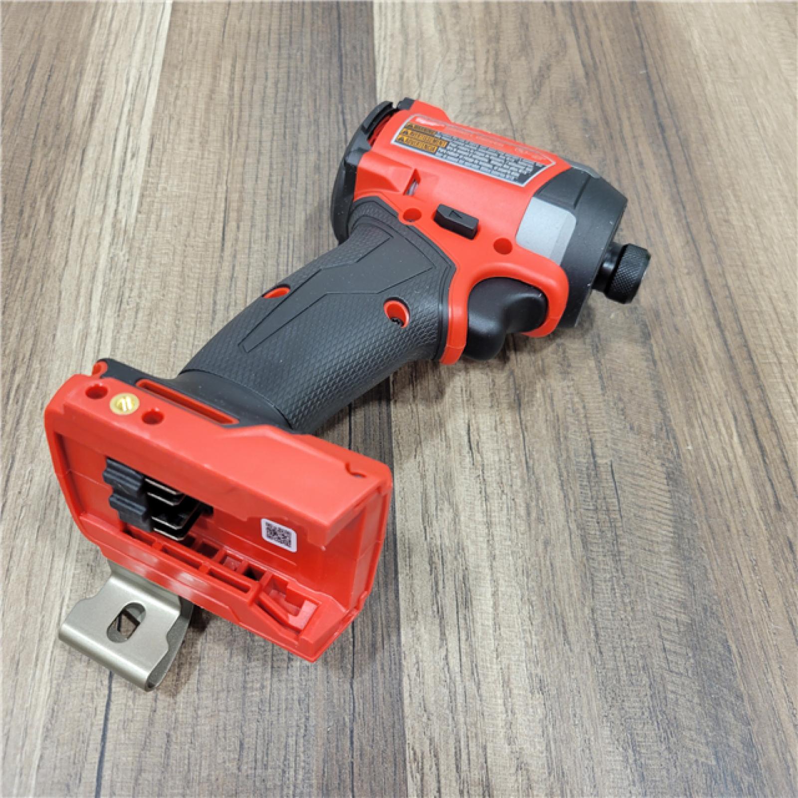 AS-IS Milwaukee 2953-20 18V Lithium-Ion Brushless Cordless 1/4   Hex Impact Driver Bare Tool  Red