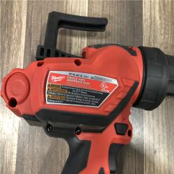 AS-IS Milwaukee  12V Lithium-Ion Cordless 10 oz. Adhesive and Caulk Gun (Tool-Only)