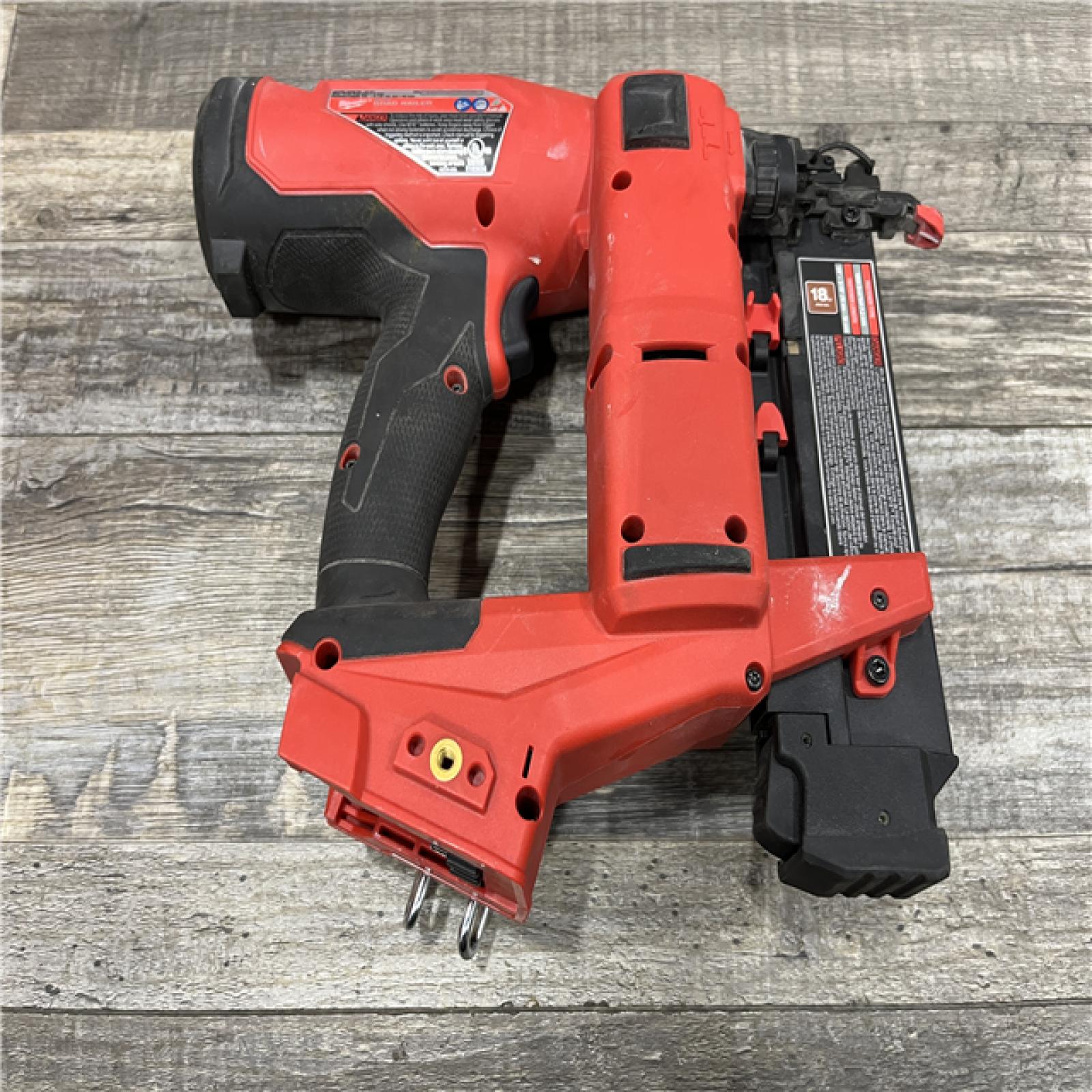 AS-IS Milwaukee FUEL 18-Volt Lithium-Ion Brushless Cordless Gen II 18-Gauge Brad Nailer (Tool-Only)