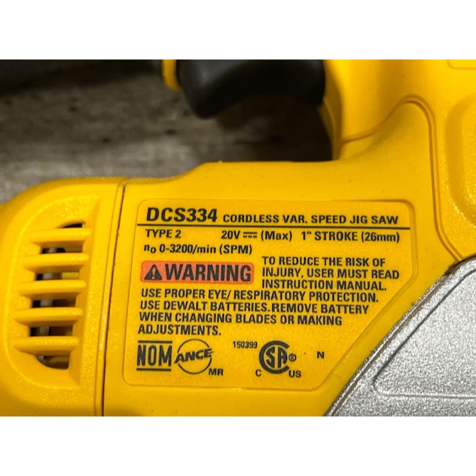 AS-IS DEWALT 20V MAX XR Cordless Brushless Jigsaw (Tool Only)
