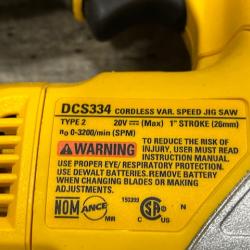 AS-IS DEWALT 20V MAX XR Cordless Brushless Jigsaw (Tool Only)