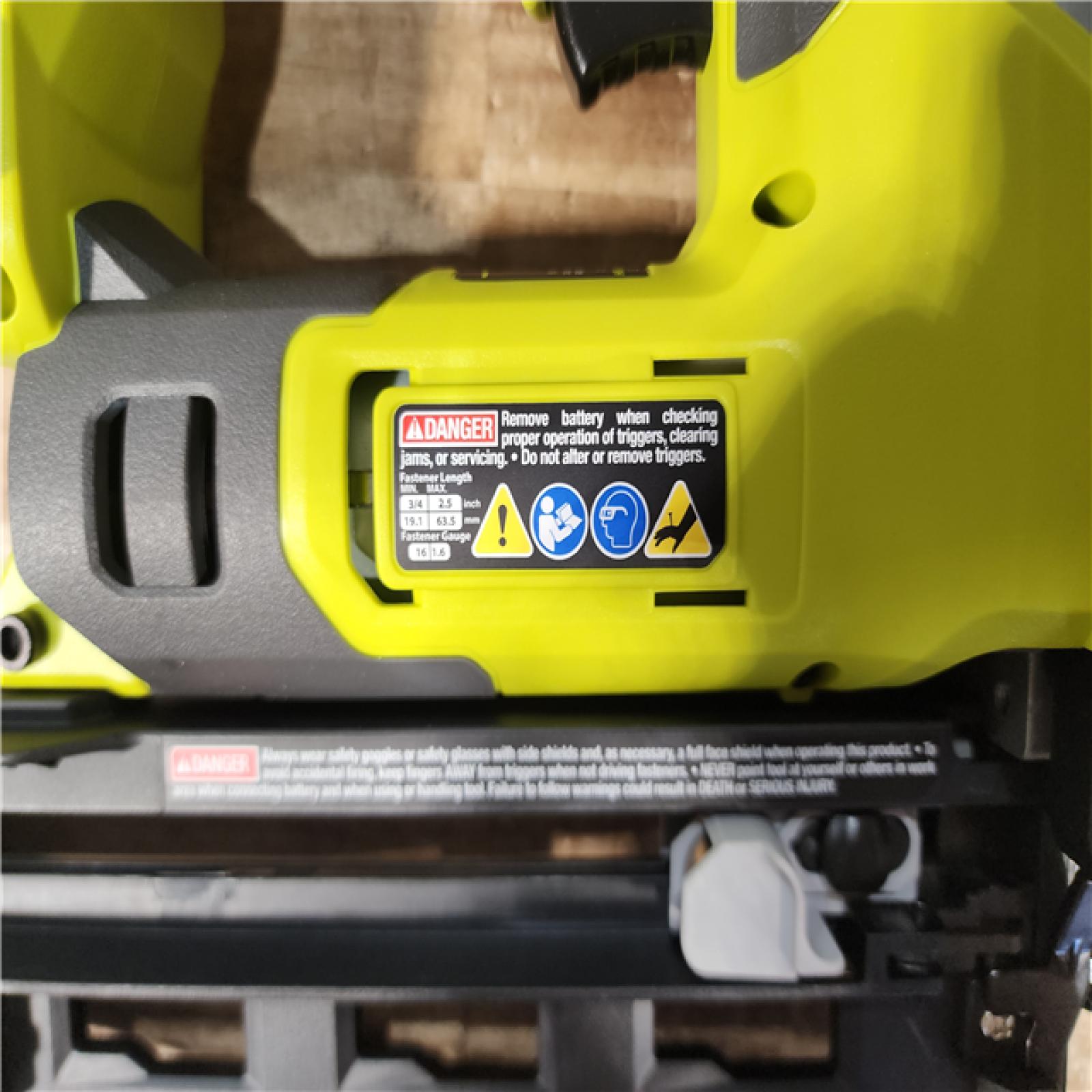 HOUSTON LOCATION - AS - IS Ryobi STRAIGHT FINISH NAILER