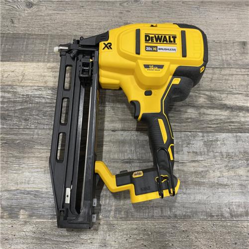 AS-IS DEWALT 20V MAX XR 16-Gauge Lithium-Ion Cordless Finish Nailer (Tool Only)