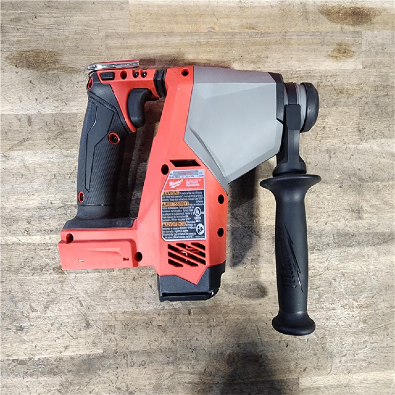HOUSTON LOCATION - AS-IS Milwaukee M18 FUEL 18V Lithium-Ion Brushless Cordless 5/8 in. SDS-Plus Rotary Hammer (Tool-Only)