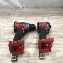 AS-IS Milwaukee FUEL 18V Lithium-Ion Cordless Hammer Drill and Impact Driver Combo Kit