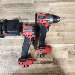 HOUSTON LOCATION - AS - IS Milwaukee FUEL 18V Lithium-Ion Brushless Cordless Hammer Drill and Impact Driver Combo Kit