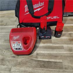 HOUSTON LOCATION - AS-IS (APPEARS LIKE NEW) Milwaukee 3497-22 12V Brushless Hammer Drill and Impact Driver Combo Kit