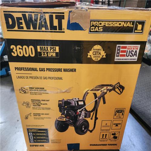 Phoenix NEW DEWALT 3600 PSI 2.5 GPM Cold Water Gas Professional Pressure Washer with HONDA GX200 Engine