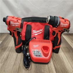 AS-IS- Milwaukee M12 Cordless Brushless 2 Tool Combo Kit