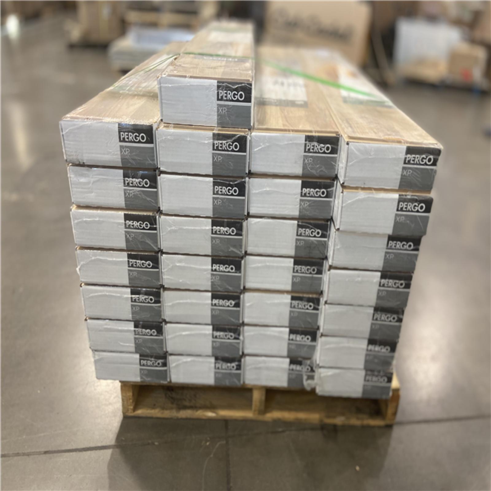 DALLAS LOCATION - Pergo XP Haley Oak 10 mm T x 7.4 in. W Water Resistant Laminate Wood Flooring (19.63 sq. ft./case) 29 CASES