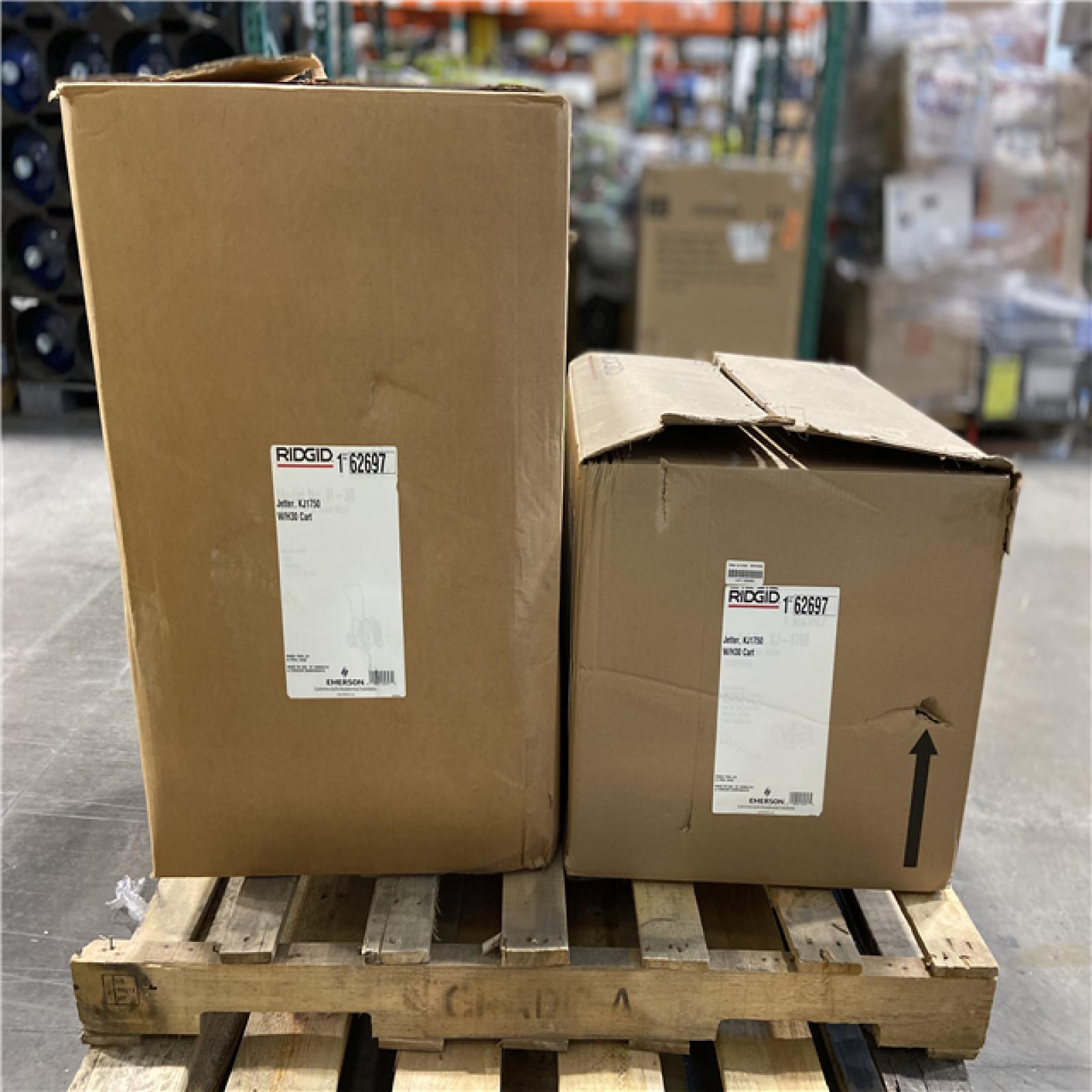 DALLAS LOCATION - RIDGID 62697 KJ-1750-C Water Jetter Drain Cleaner with Cart