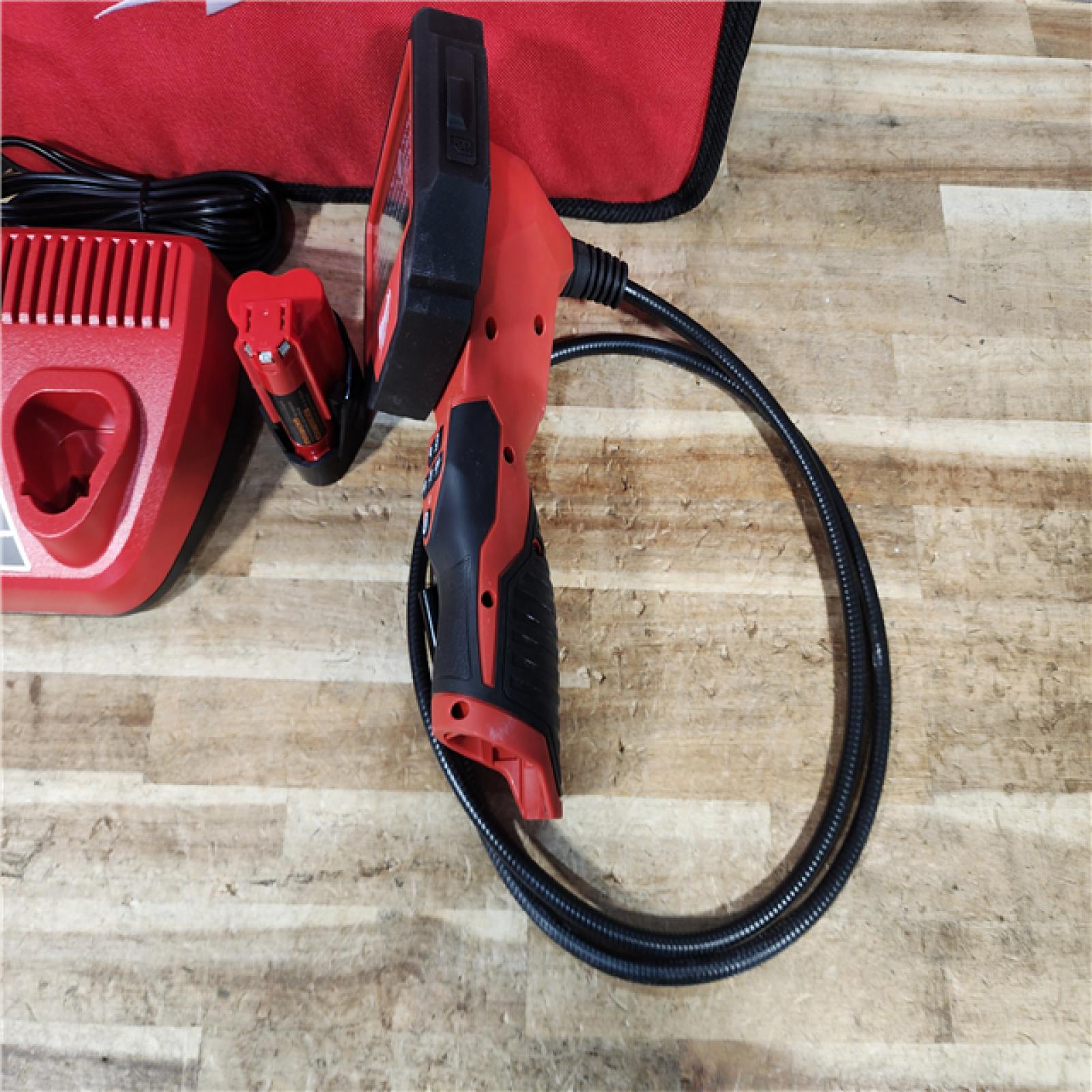 HOUSTON LOCATION - AS - IS Milwaukee 12V Lithium-Ion Cordless M-SPECTOR 360-Degree 4 ft. Inspection Camera Kit