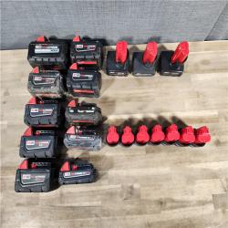 HOUSTON LOCATION - AS-IS MILWAUKEE BATTERY PACK QTY - 20