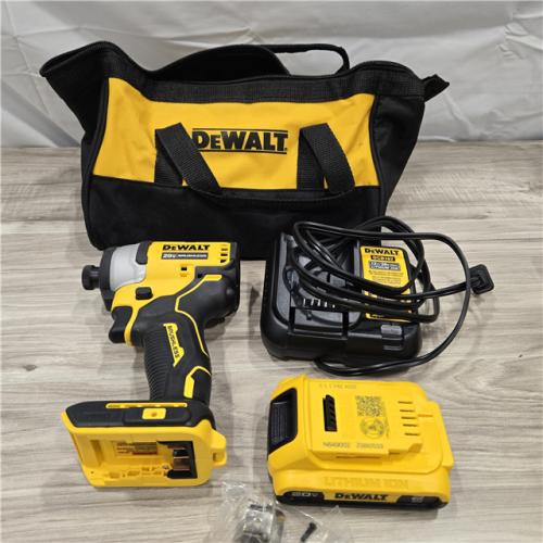 LIKE NEW! - DeWALT ATOMIC 20V MAX Cordless Compact Impact Driver Kit