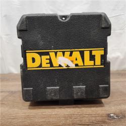 AS-IS DEWALT 165 Ft. Red Self-Leveling Cross-Line and Plumb Spot Laser Level with (3) AAA Batteries & Case