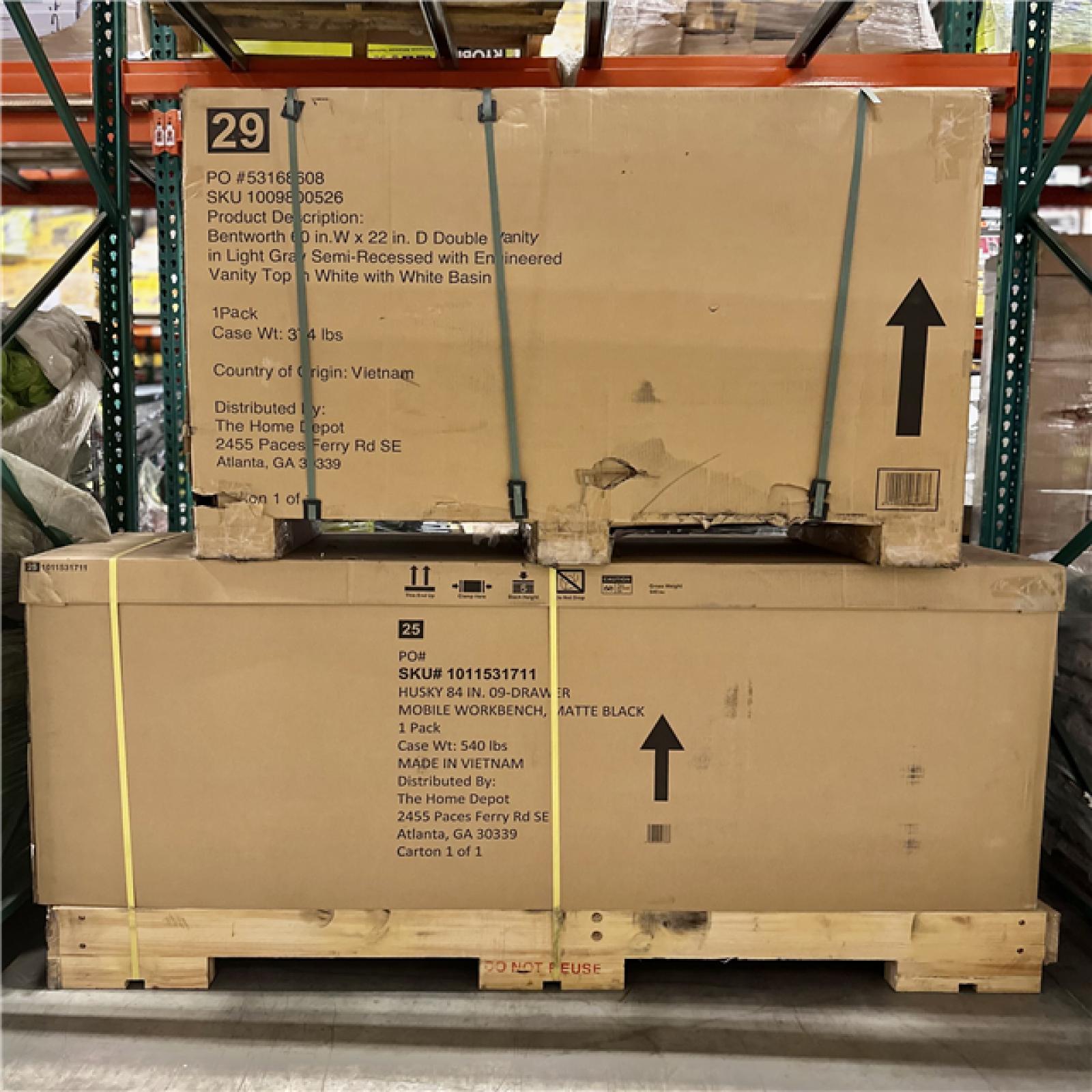 DALLAS LOCATION -AS-IS HOME IMPROVEMENT PALLET