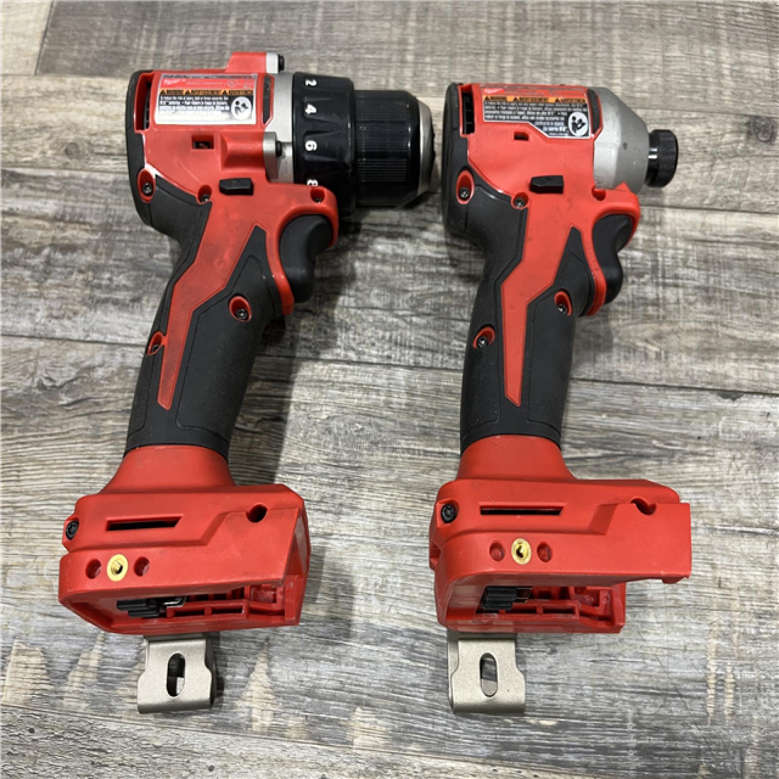 AS-IS Milwaukee 18V Lithium-Ion Brushless Cordless Compact Drill/Impact Combo Kit