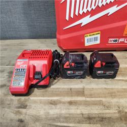 HOUSTON LOCATION - AS-IS MILWAUKEE FUEL 18V Lithium-Ion Brushless Cordless Hammer Drill and Impact Driver Combo Kit