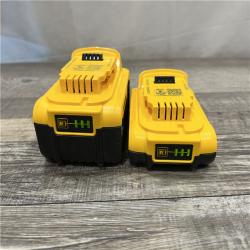 AS-IS DEWALT 20V MAX Lithium-Ion Battery Kit with 5.0Ah and 2.0Ah Battery and Charger