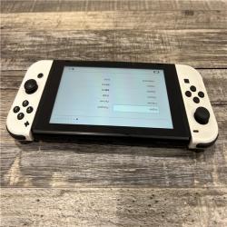 AS-IS Nintendo Switch -OLED Model w/ White Joy-Con