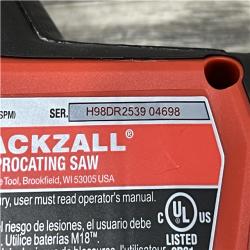 AS-IS Milwaukee  FUEL 18V Lithium-Ion Brushless Cordless HACKZALL Reciprocating Saw Kit