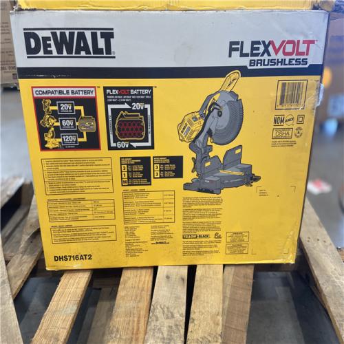 LIKE NEW! - DEWALT FLEXVOLT 120V MAX* Miter Saw Kit, 2-Inch, Compound,