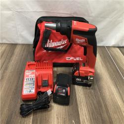 AS-IS Milwaukee  FUEL 18V Lithium-Ion Brushless Cordless Drywall Screw Gun Kit