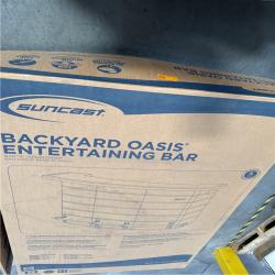 California AS-IS Suncast Backyard Oasis Entertraining Bar