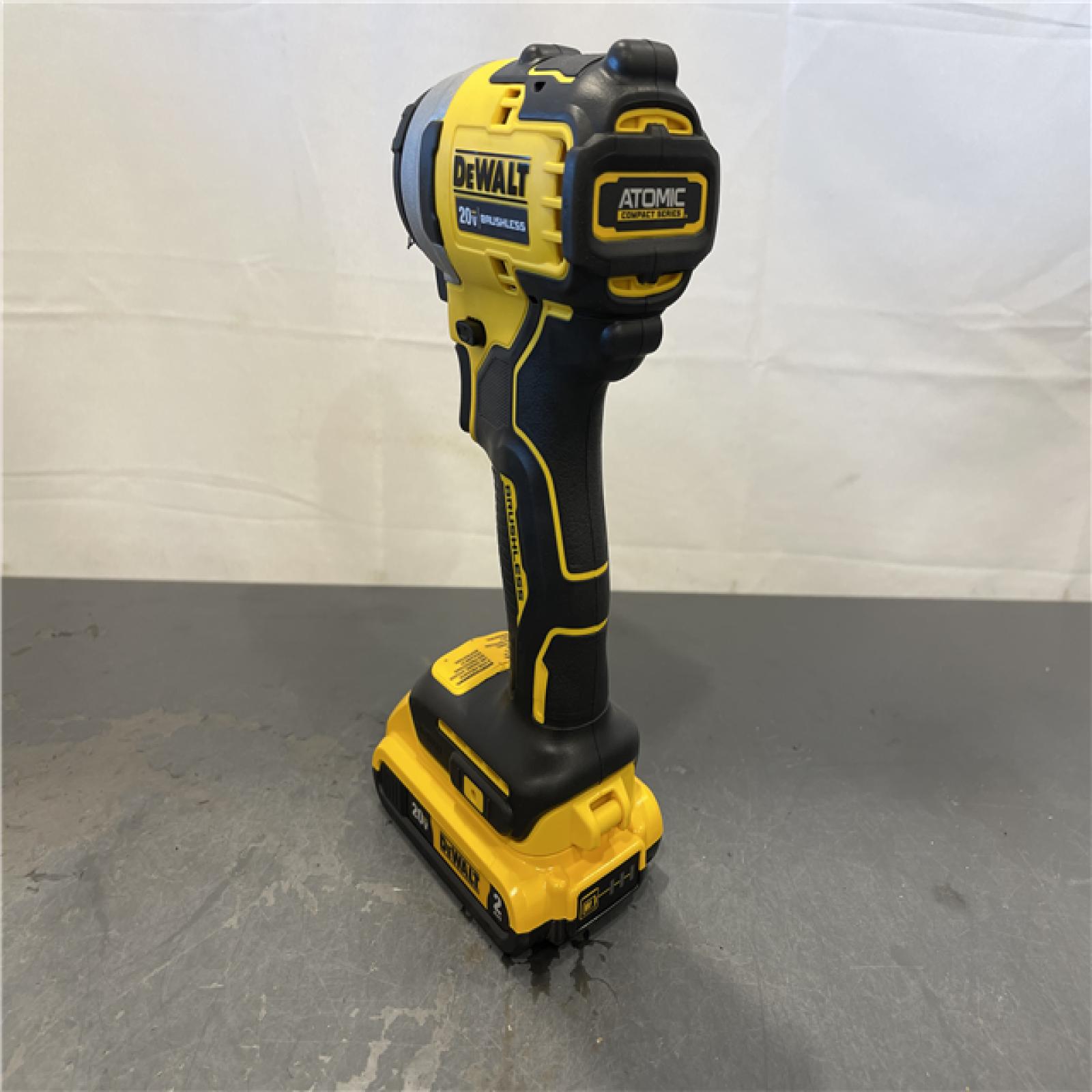 AS-IS - DeWALT ATOMIC 20V Max Lithium-Ion Brushless Cordless Compact 1/4 in. Impact Driver Kit