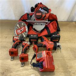 AS-IS Milwaukee 18-Volt Lithium-Ion Brushless Cordless (4-Tool) Combo Kit