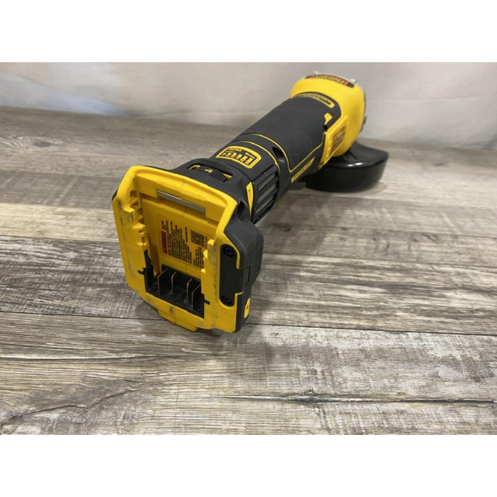 AS-IS DEWALT 20V XR Cordless 4-1/2. in. to 5 in. Variable Speed Angle Grinder (Tool Only)