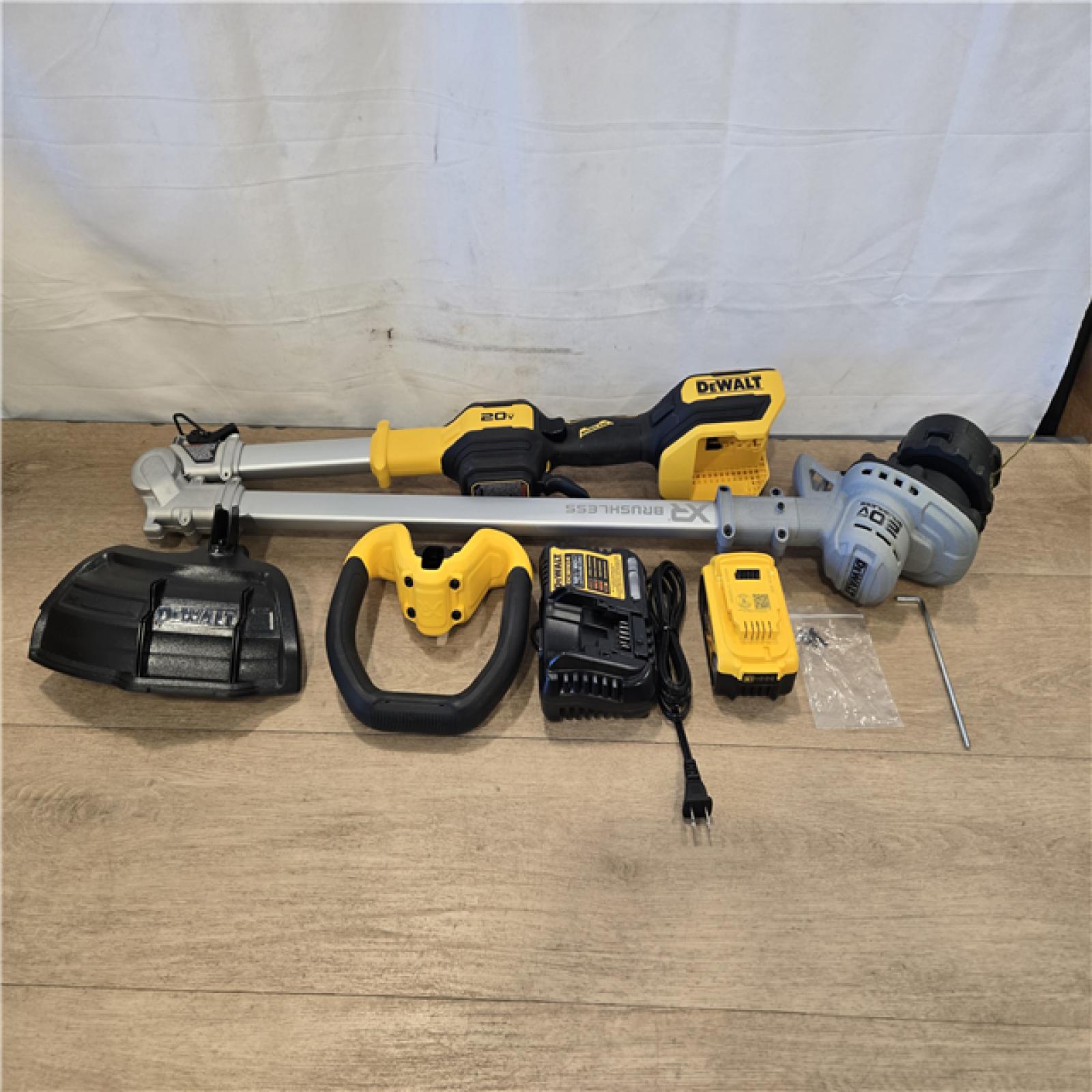 AS-IS DEWALT 20V MAX 14 in. Cordless Foldable String Trimmer Kit