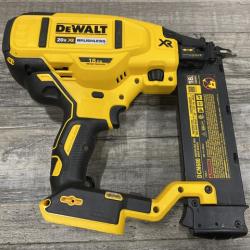 AS-IS DEWALT 20V MAX XR Lithium-Ion Electric Cordless 18-Gauge Brad Nailer (Tool Only)