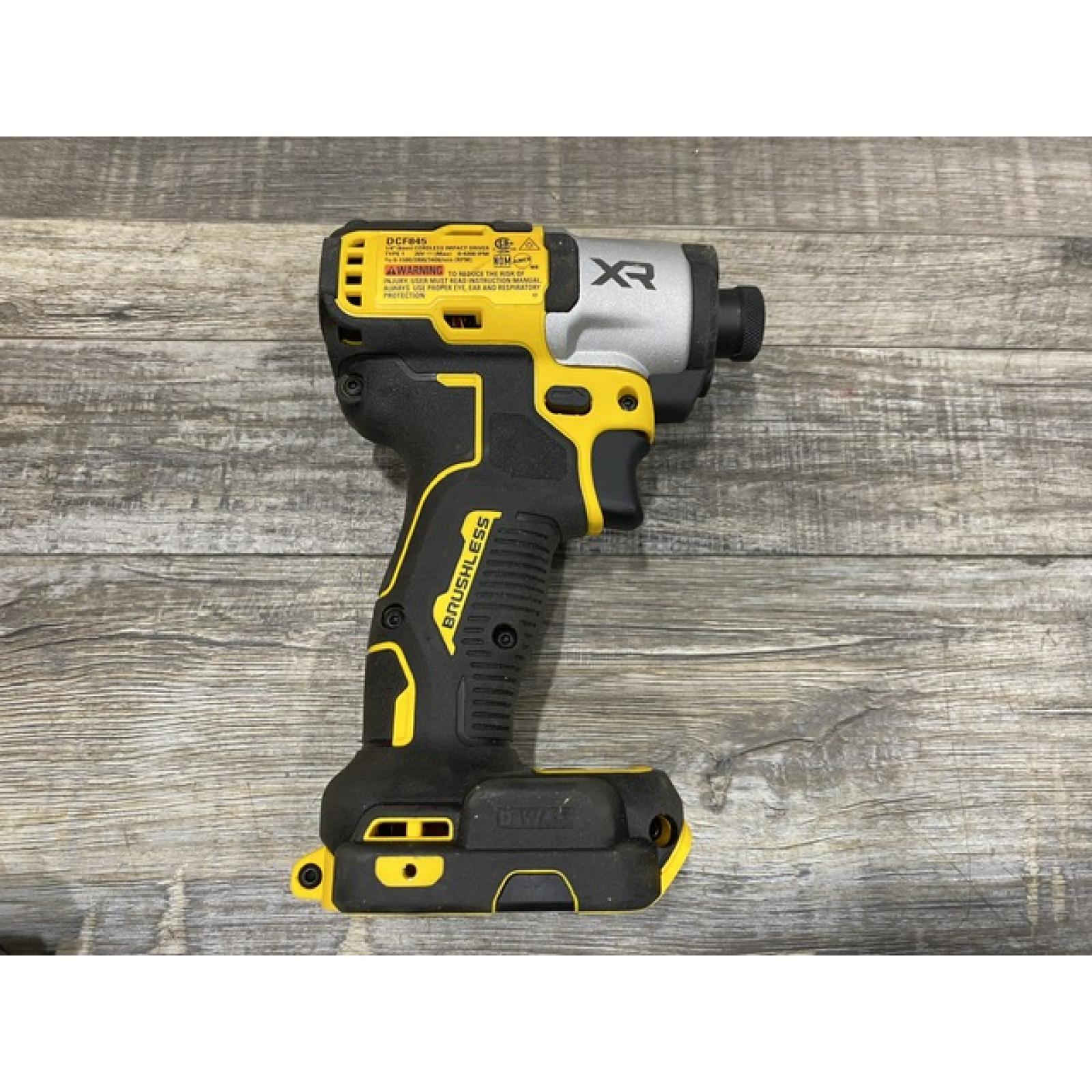 AS-IS DEWALT 20-Volt Maximum XR Lithium-Ion Cordless Brushless 1/4 in. 3-Speed Impact Driver Kit