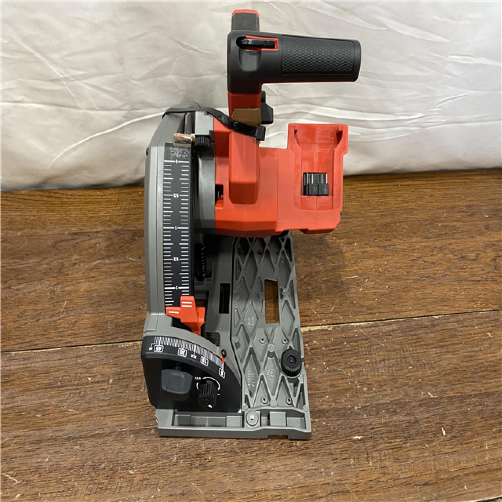AS-IS Milwaukee M18 FUEL 18V Lithium-Ion Cordless Brushless 6-1/2 in. Plunge Cut Track Saw (Tool-Only)