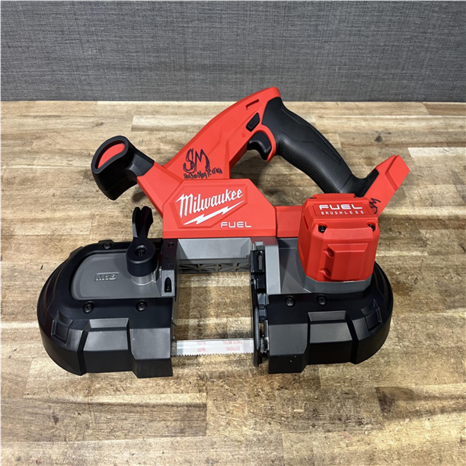 Houston Location AS-IS Milwaukee FUEL 18V Lithium-Ion Brushless Cordless Compact Bandsaw (Tool-Only)