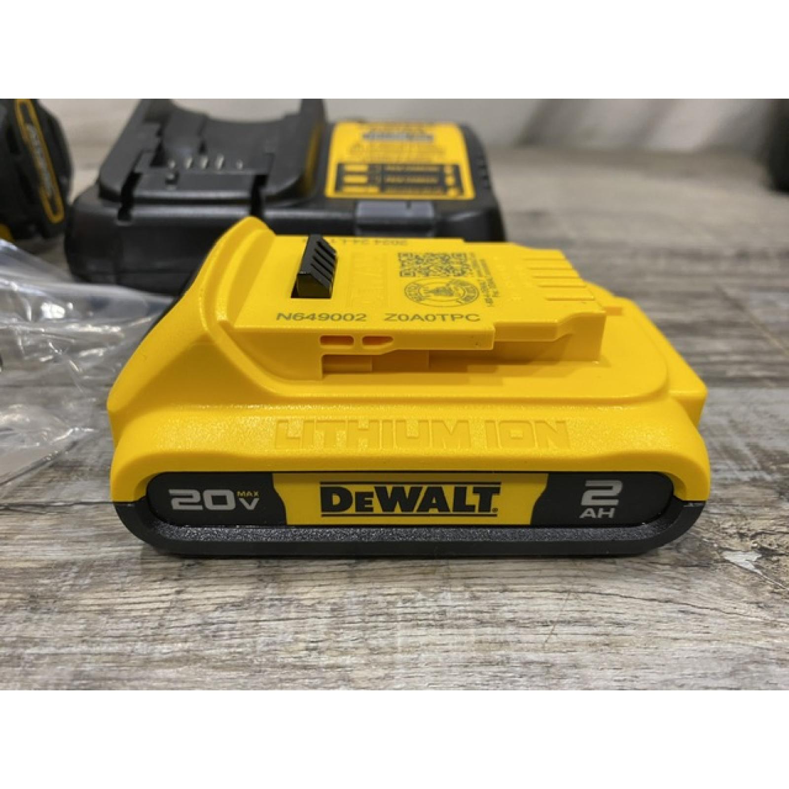 AS-IS DEWALT Atomic 20V Lithium-Ion Cordless Compact 1/2 in. Drill/Driver Kit