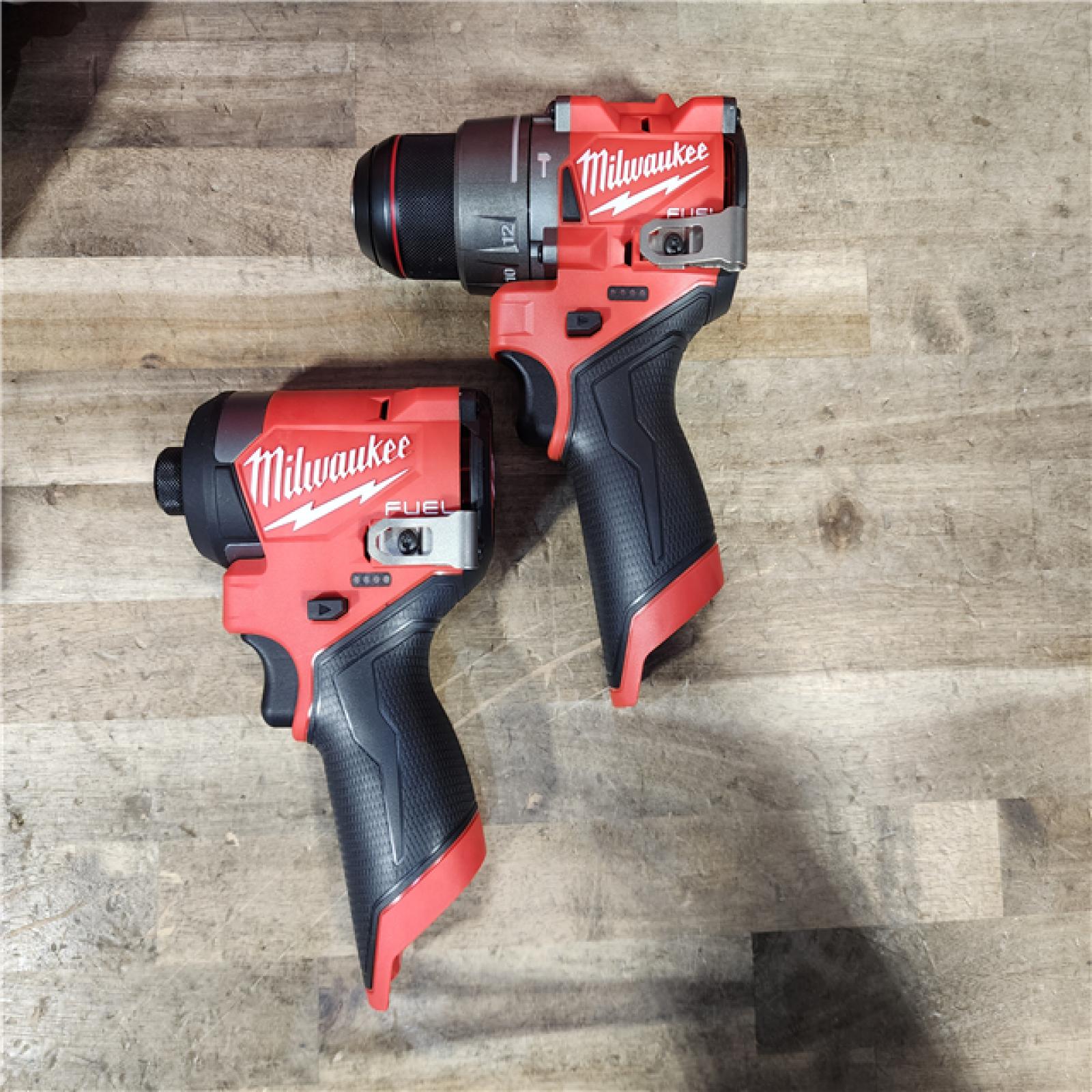 HOUSTON LOCATION - AS-IS (APPEARS LIKE NEW) Milwaukee 3497-22 12V Brushless Hammer Drill and Impact Driver Combo Kit